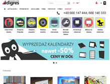 Tablet Screenshot of digres.pl